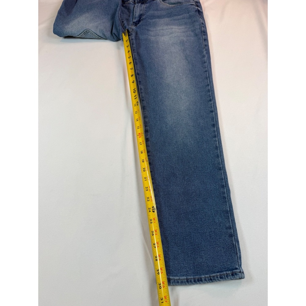 True Religion Geno Relaxed Slim Blue Jeans Mens 36 Medium Wash Stretch Denim - Picture 4 of 9